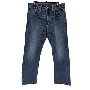 American‎ Eagle Jeans Mens 33x30 Relaxed Straight Denim Casual Classic Preppy